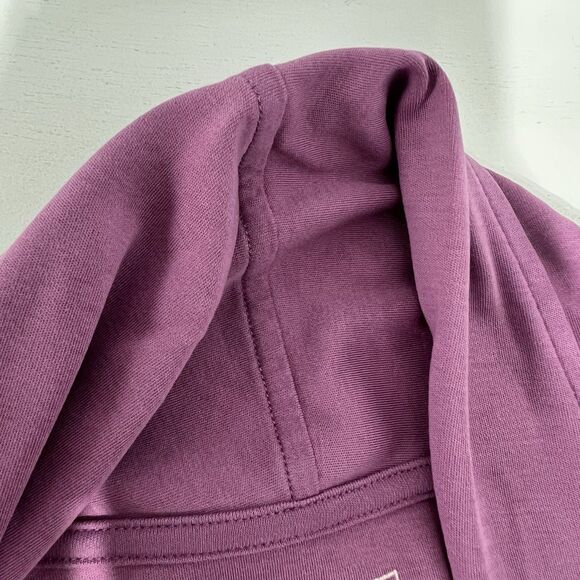 LL Bean Cardigan Womens XL Purple Knit Open Front Supima Cotton Layering Outdoor - Picture 3 of 7
